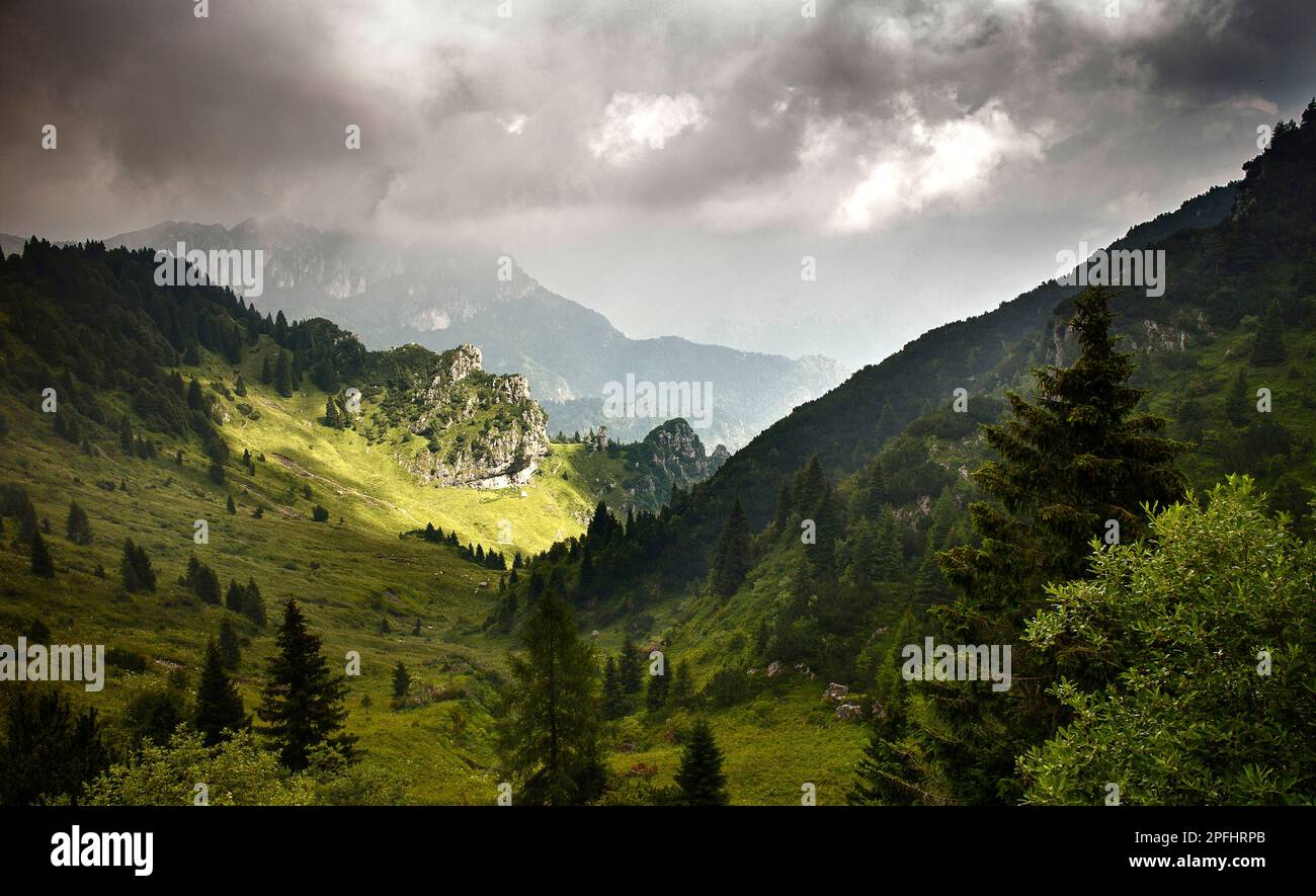 clouds on the Italian Alps Stock Photo - Alamy