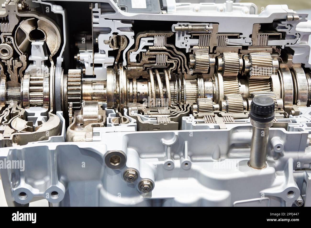 Automatic transmission truck cross section Stock Photo Alamy