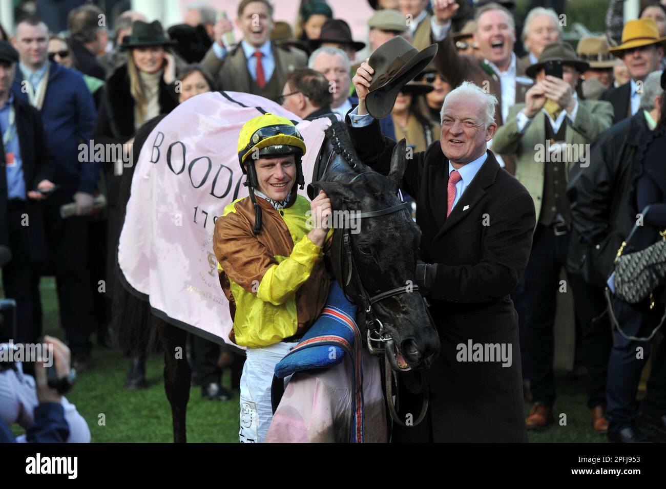 Boodles Cheltenham Gold Cup Jockey Paul Townend and trainer Willie