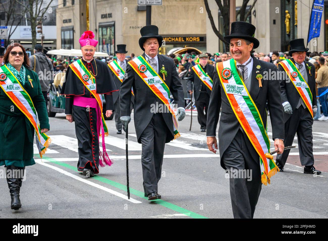 New York, USA. 17th Mar, 2023. St. Patrick's Day parade on March 17 ...