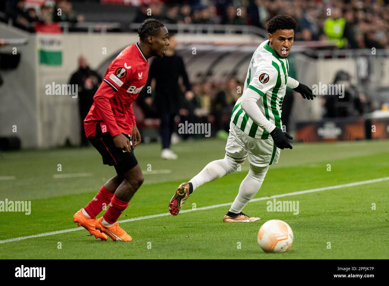 Myenty Abena Ferencvaros Competes Ball During Editorial Stock Photo - Stock  Image