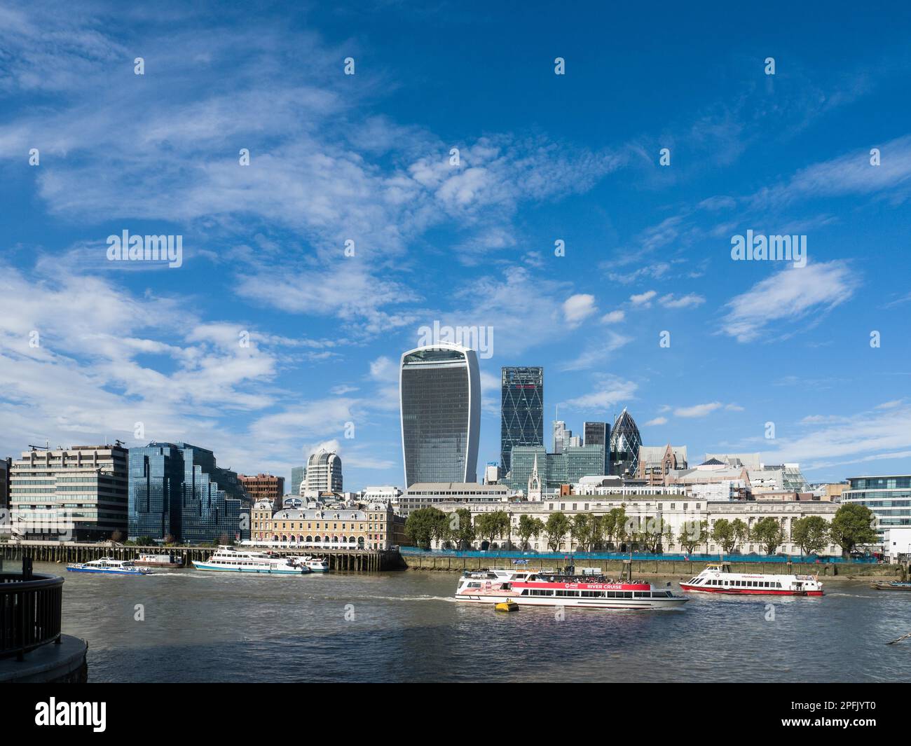 Contemporary Architecture in the City of London Stock Photo