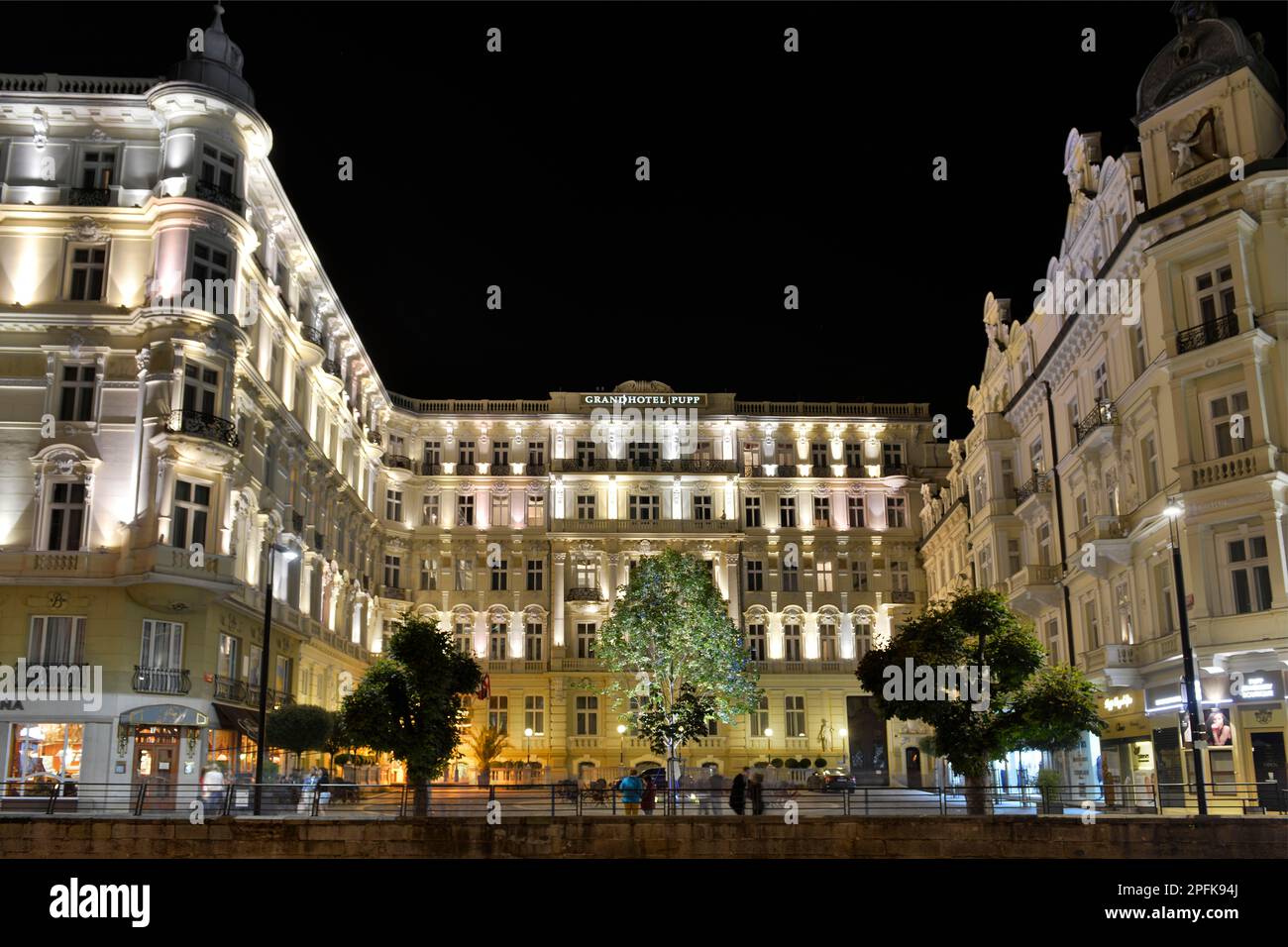 Grandhotel Pupp, Karlovy Vary, Czech Republic Stock Photo
