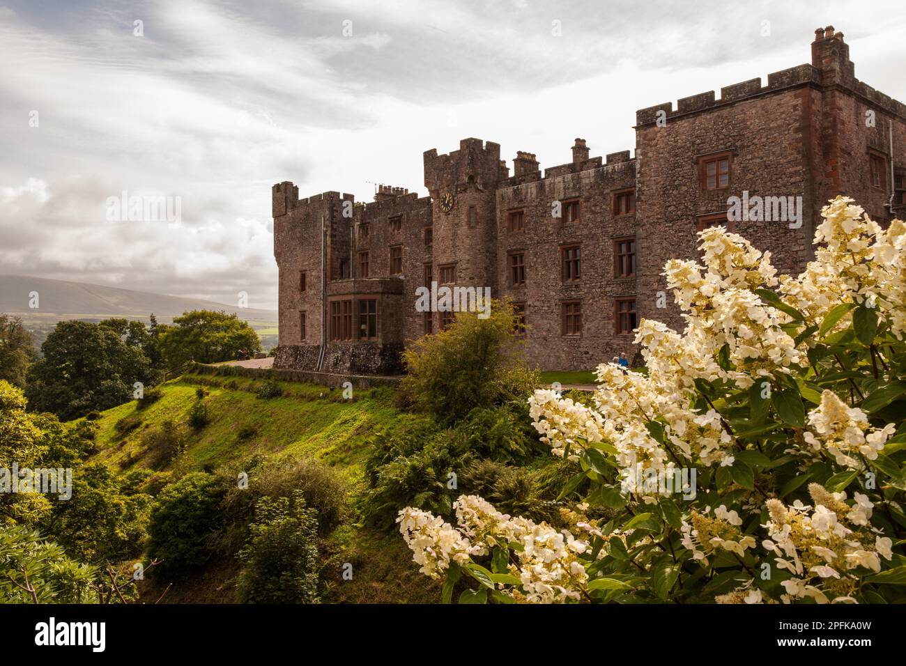 Muncaster Castle, Lake District, Cumbria, United Kingdom Stock Photo