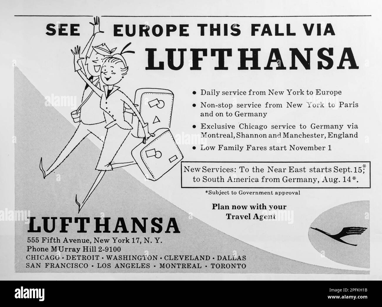 Lufthansa Advert Black And White Stock Photos Images Alamy lufthansa-advert-black-and-white-stock-photos-images-alamy
