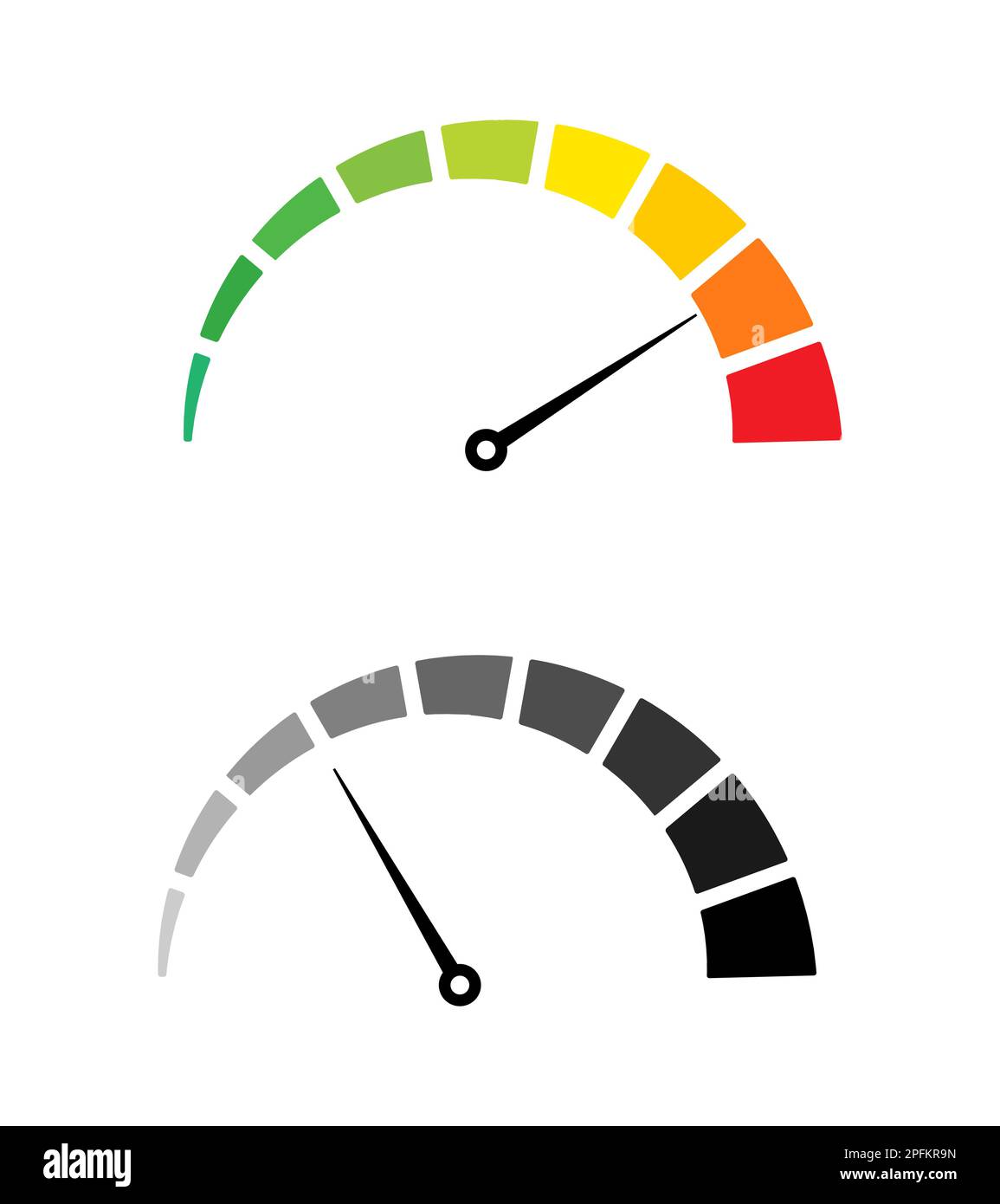 Speed test measure. Speedometer icon fast upload download