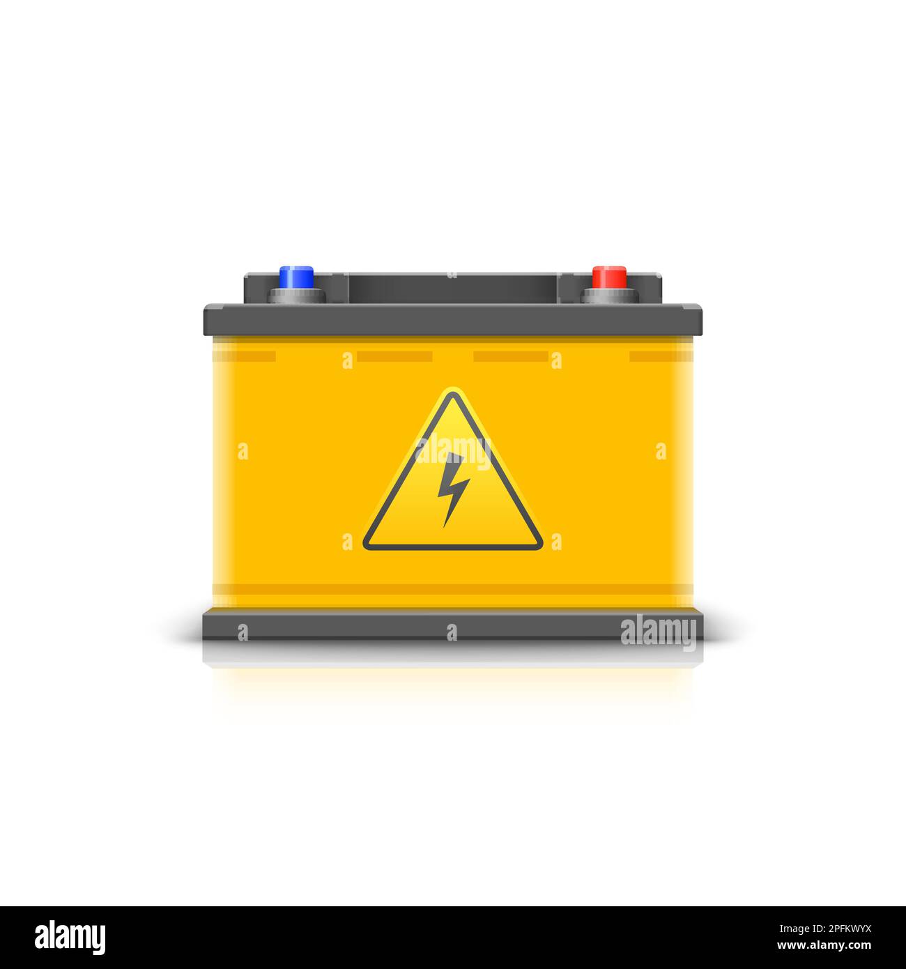 3D rendering. 24v battery for truck. Commercial vehicle accumulator Stock  Photo - Alamy
