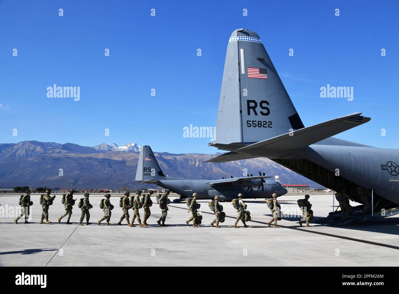 U.S. Army Paratroopers assigned to the 173rd Brigade Support Battalion ...