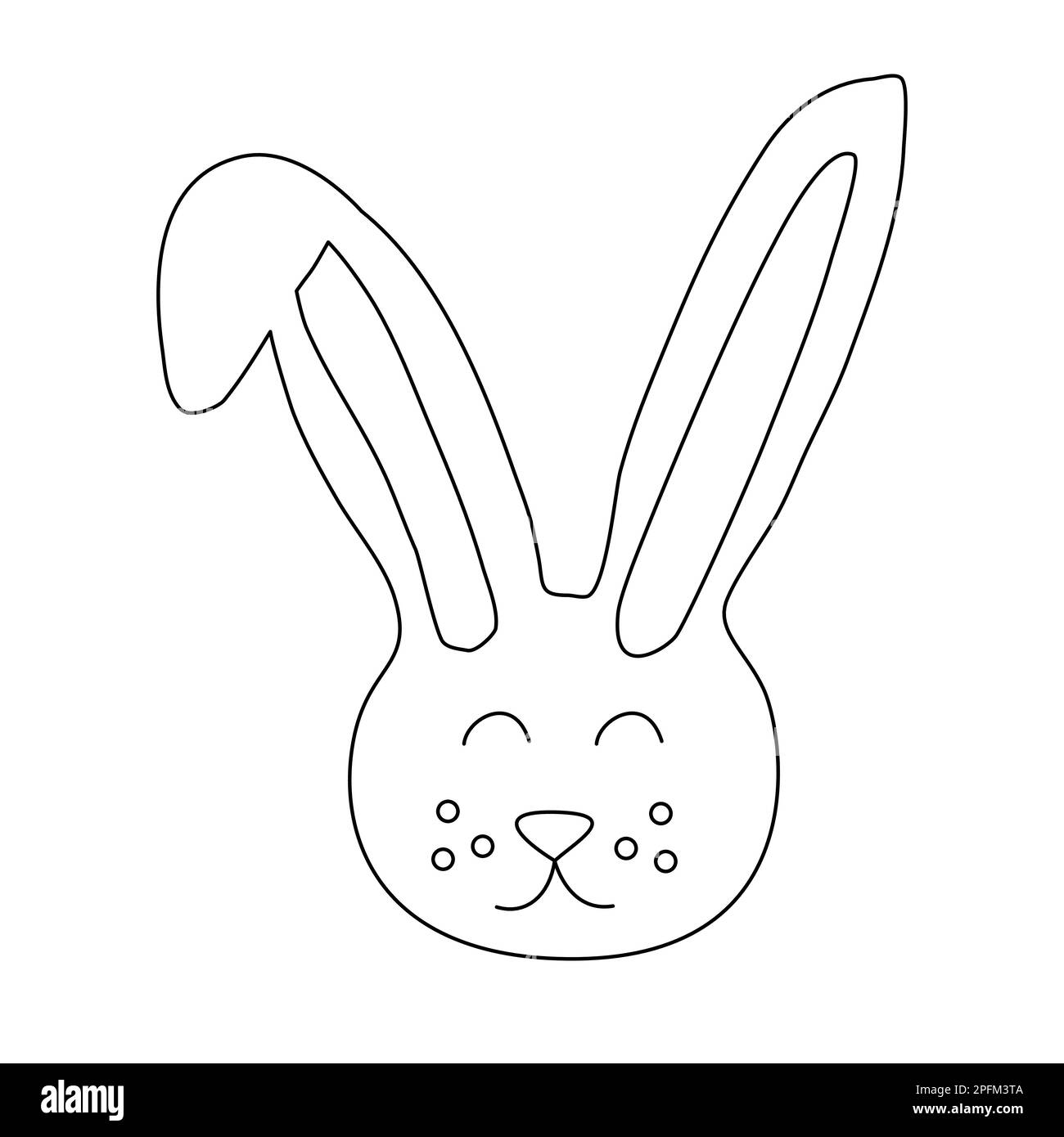 Bunny Head Template