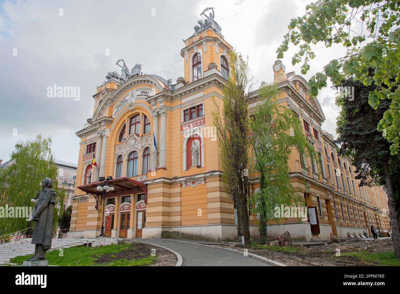 Romanian National Theatre and Opera House, Cluj Napoca Stock Photo