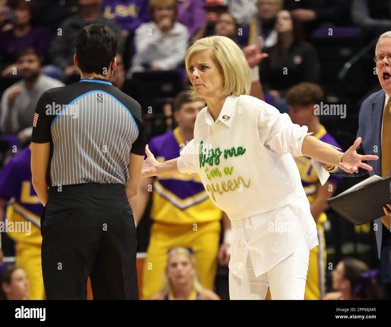 Baton Rouge, USA. 17th Mar, 2023. LSU Tigers head coach Kim Mulkey