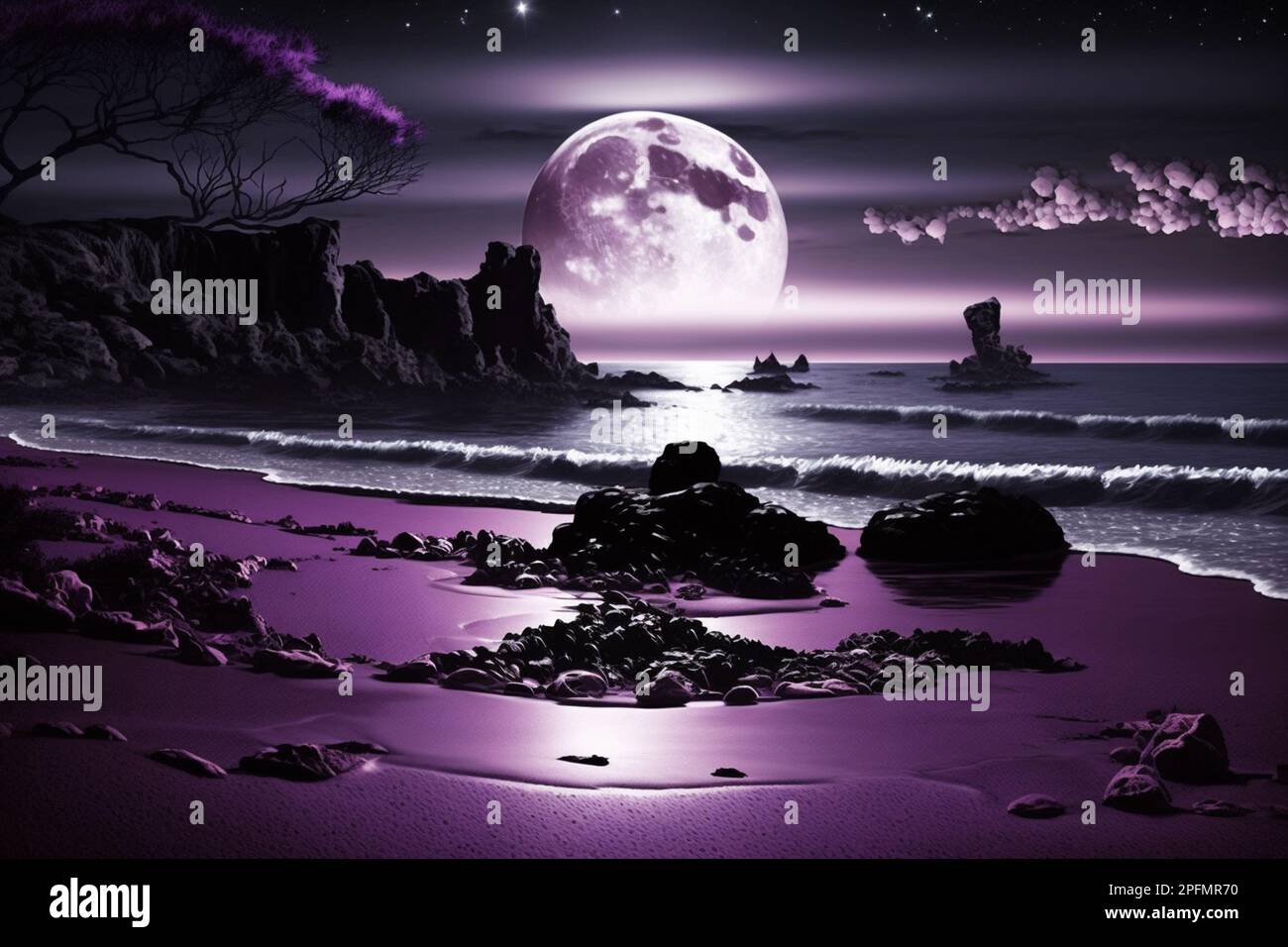 Beautiful moon background outlet