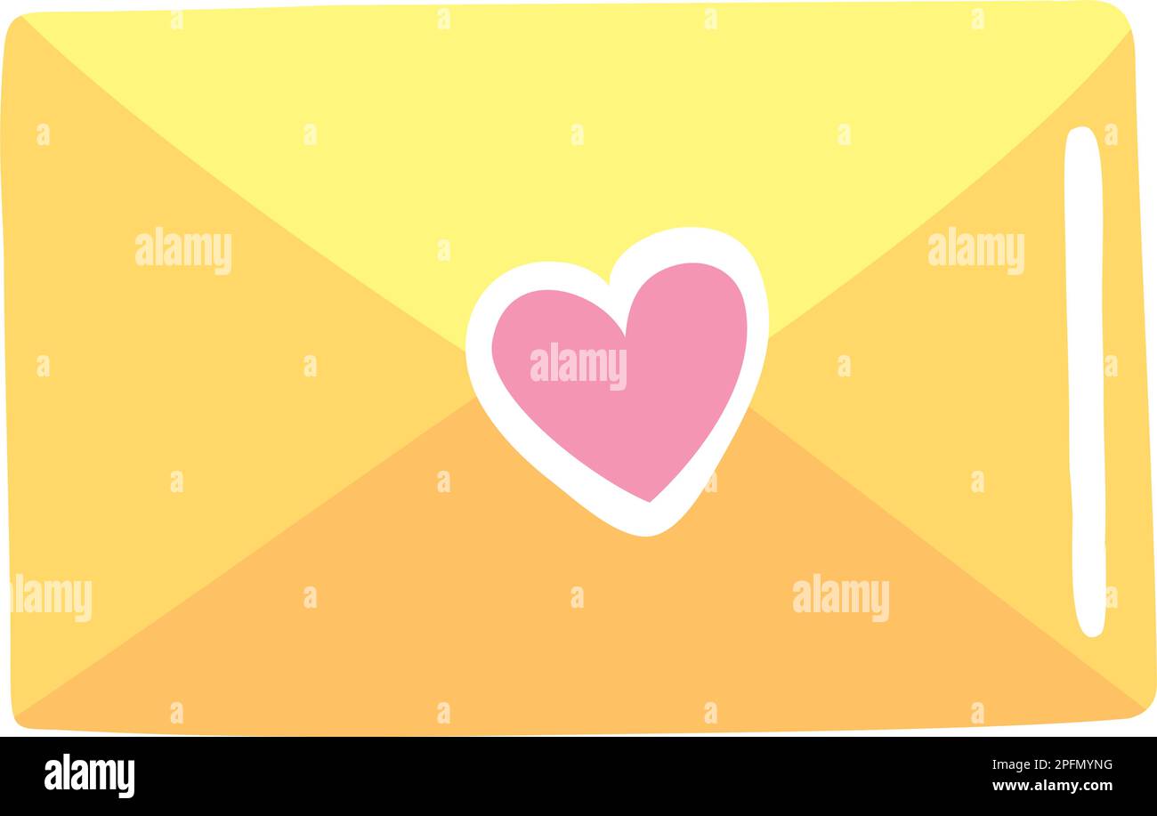 Heart Envelope Vector envelope with heart Stock Vector Image & Art - Alamy