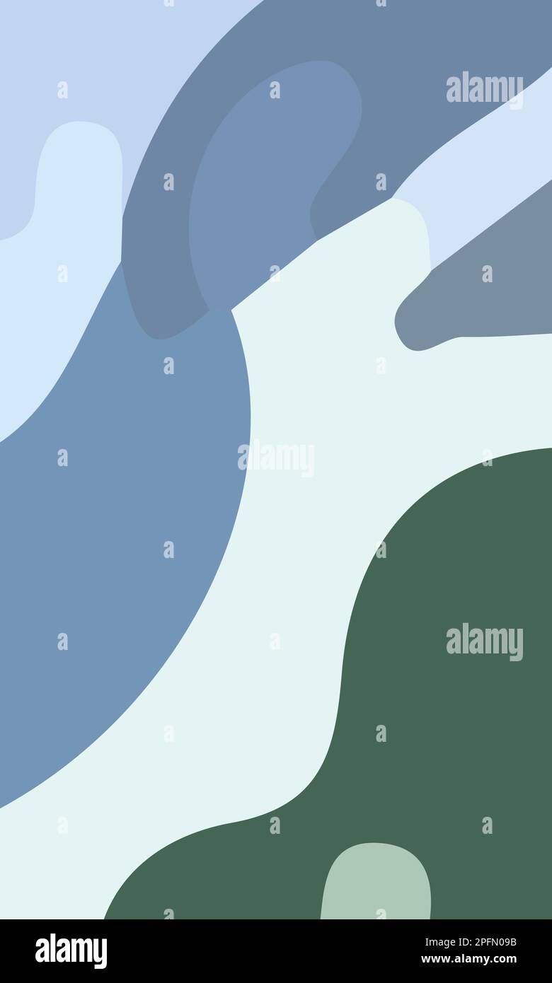 Aesthetic blue abstract background with copy space area. Suitable for