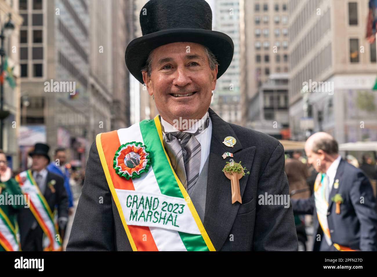Grand Marshal Kevin Conway attends annual St. Patrick's Day Parade on