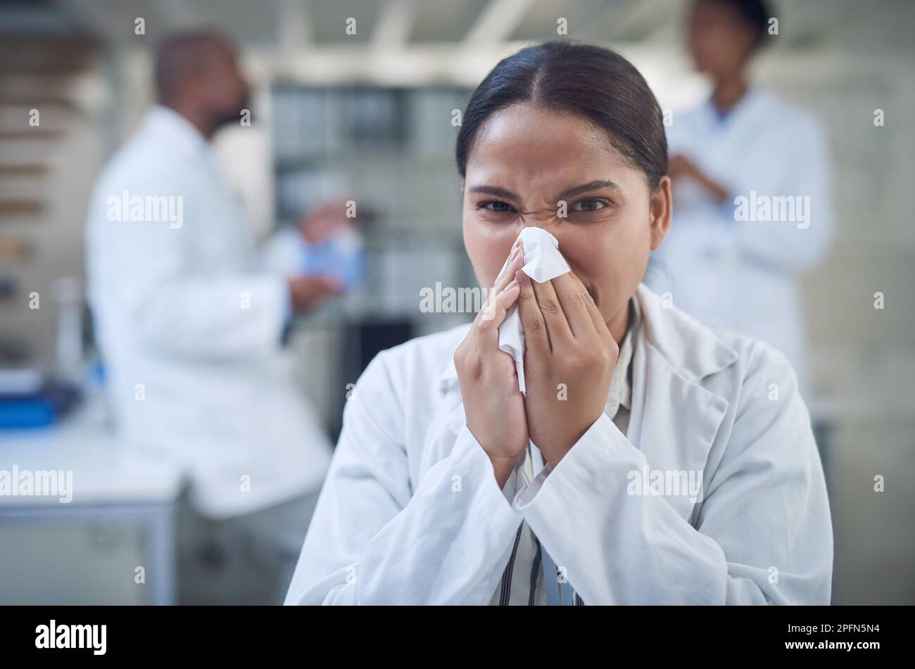 Tissue Fight The fight for illness prevention came at a price. a young scientist ...