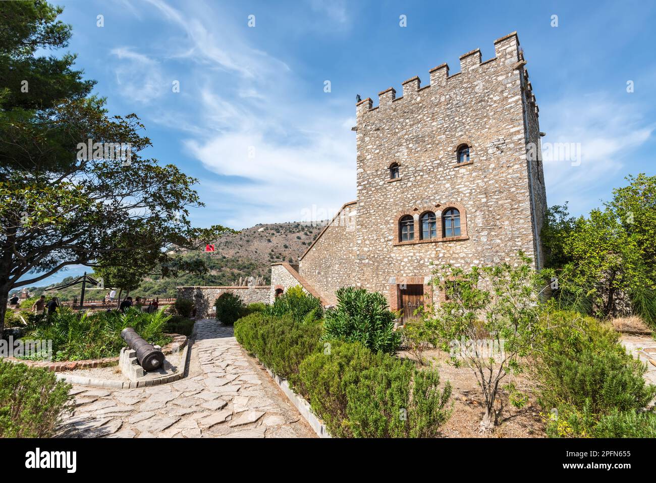 Butrint, Albania - September 16, 2021: The 14th-century Venetian castle ...