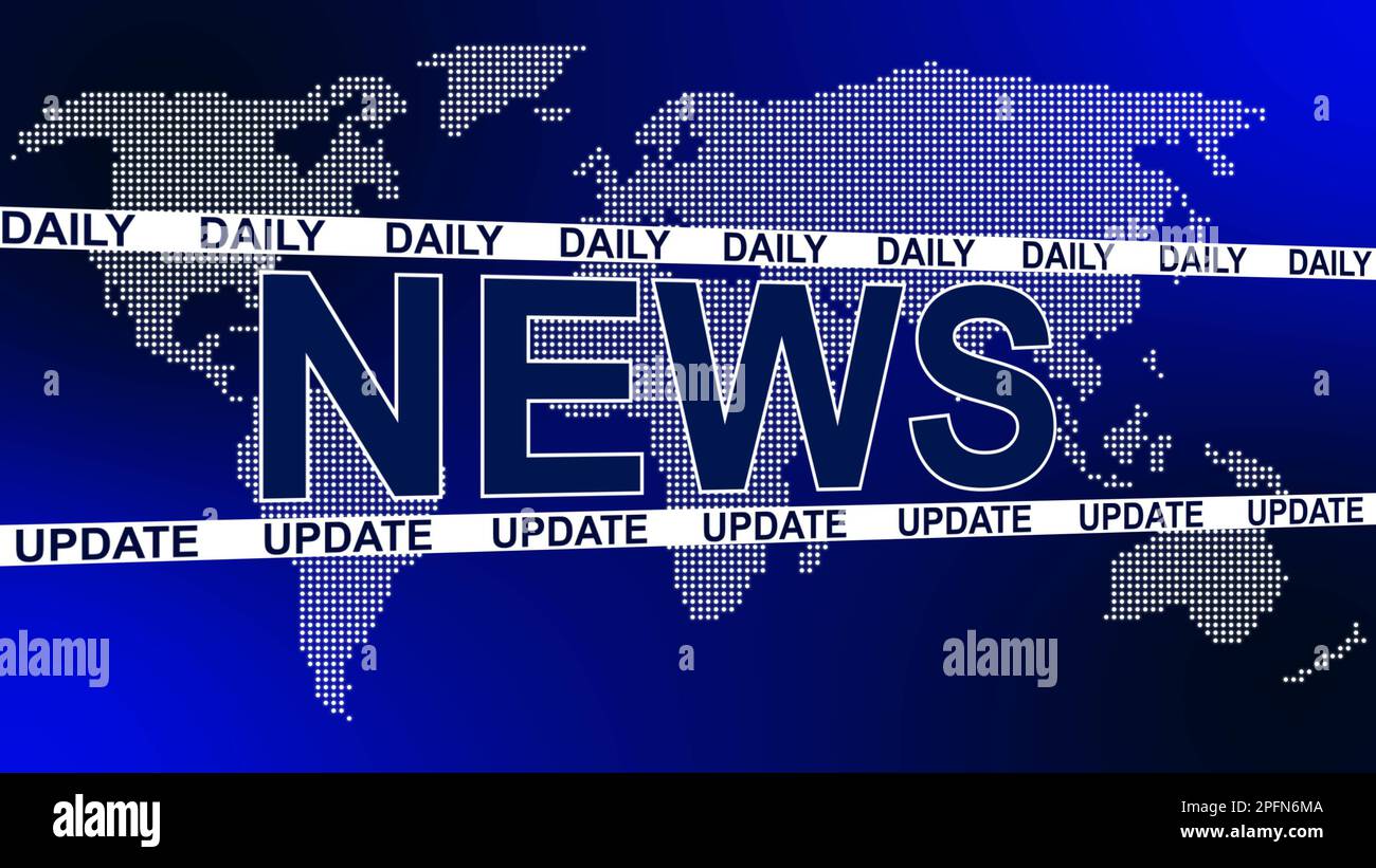 Daily News Update - design template for news channels or internet ...