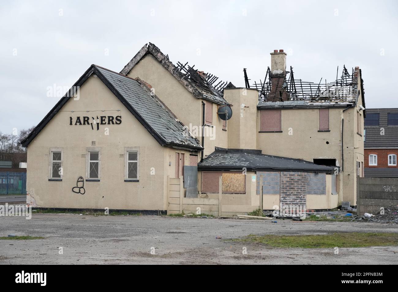 Farmers Arms Pub. Towerhill.Kirkby Stock Photo Alamy