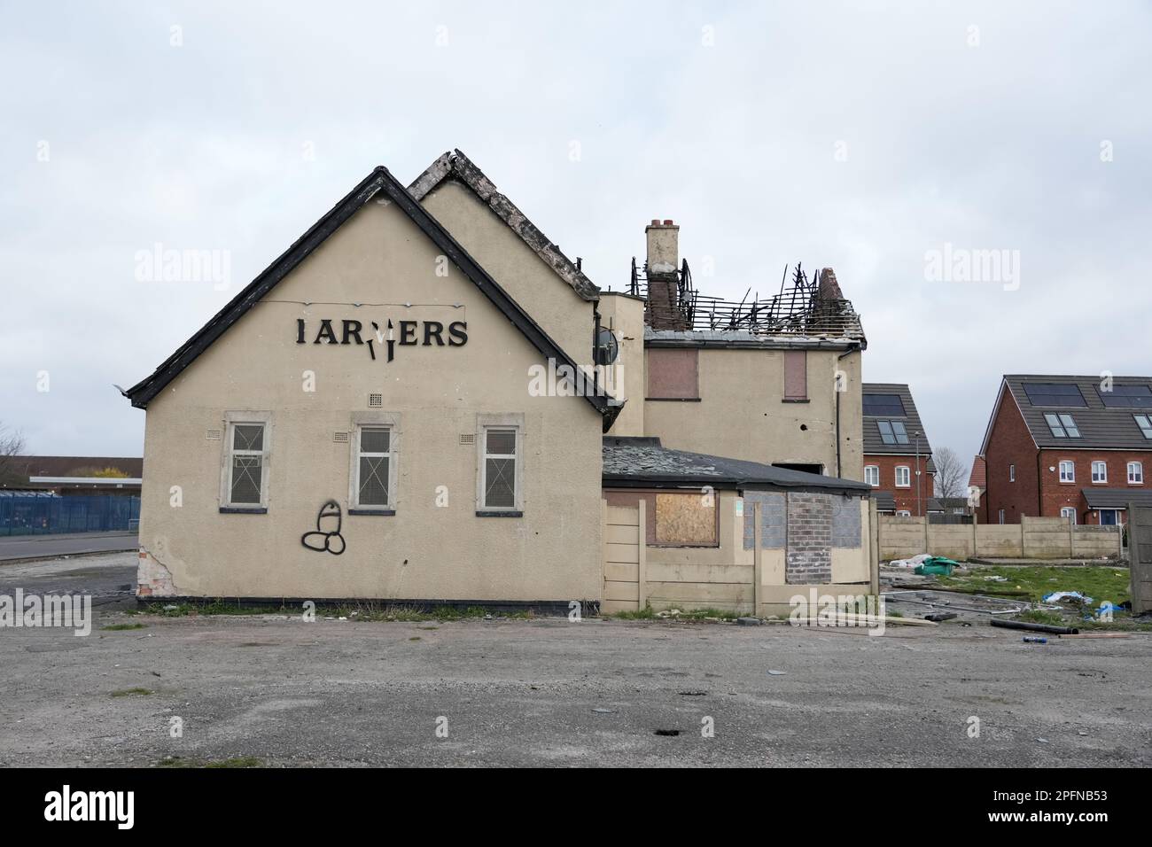 Farmers Arms Pub. Towerhill.Kirkby Stock Photo Alamy