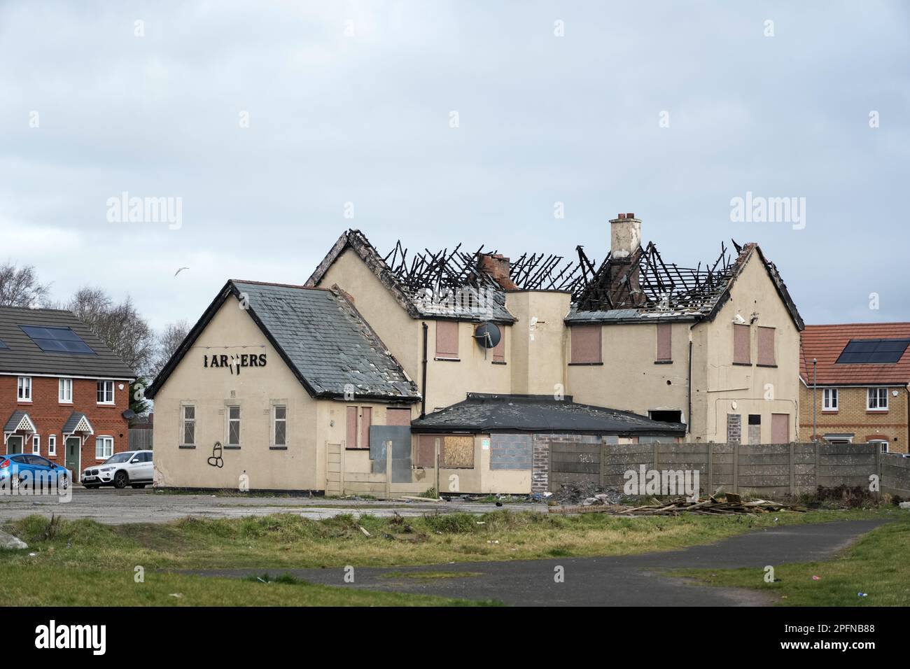 Farmers Arms Pub. Towerhill.Kirkby Stock Photo Alamy