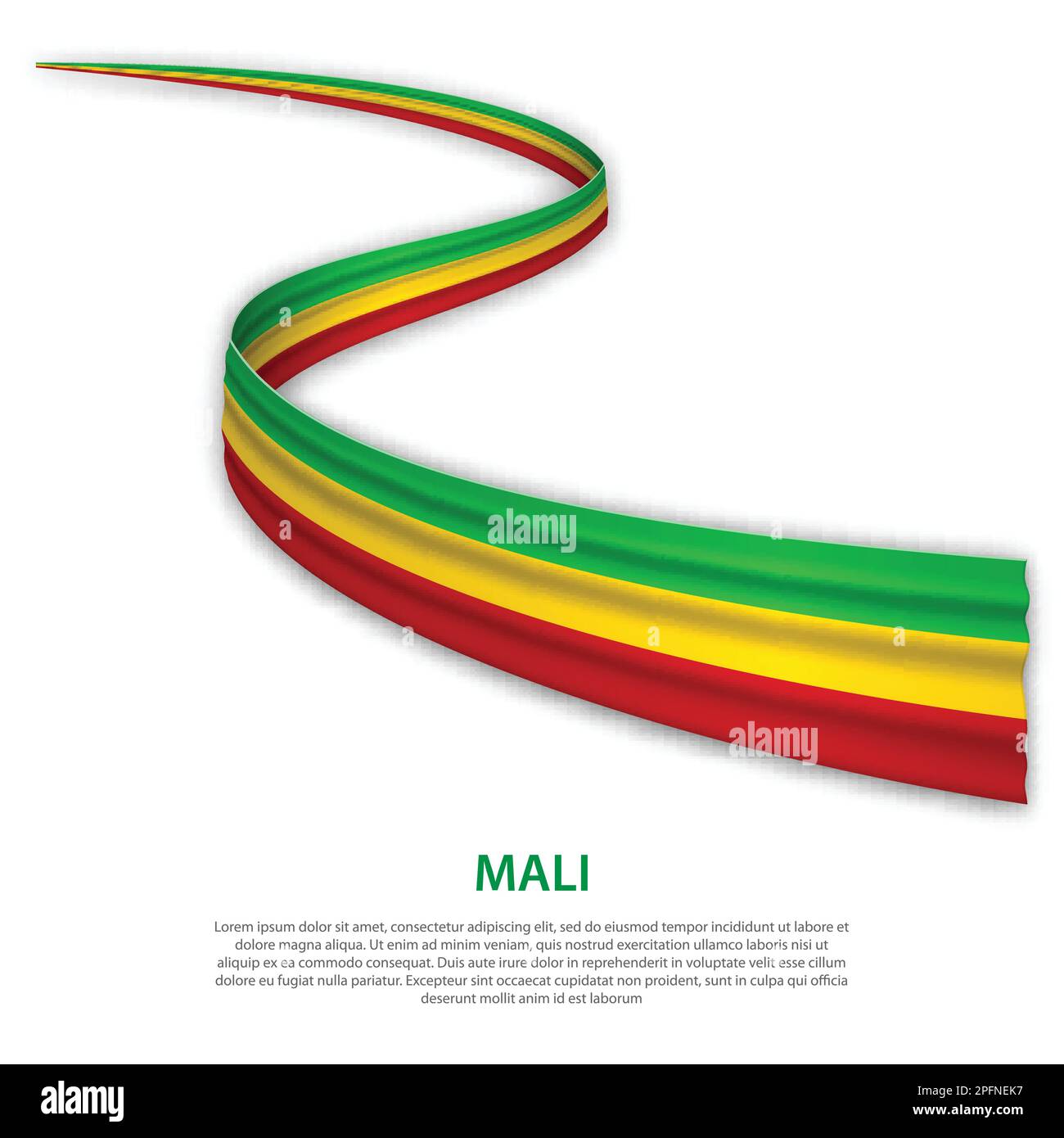 Poster Headwrap, Affiche drapeau Mali