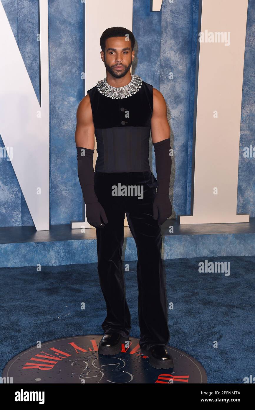 LOS ANGELES MAR 12 Lucien Laviscount at the 2023 Vanity Fair Oscar