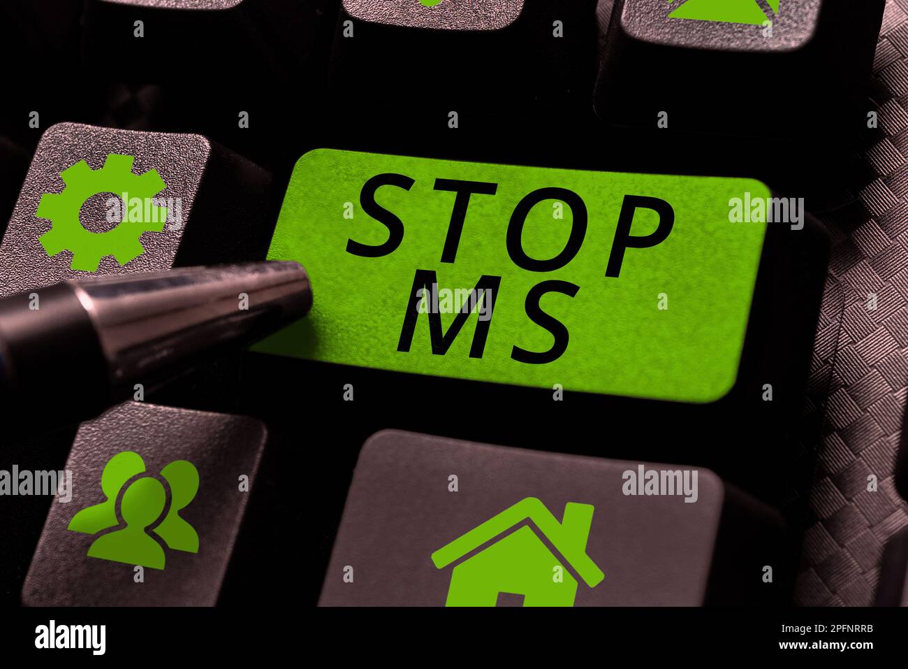 Handwriting text Stop Ms. Business approach prevent disease marked by