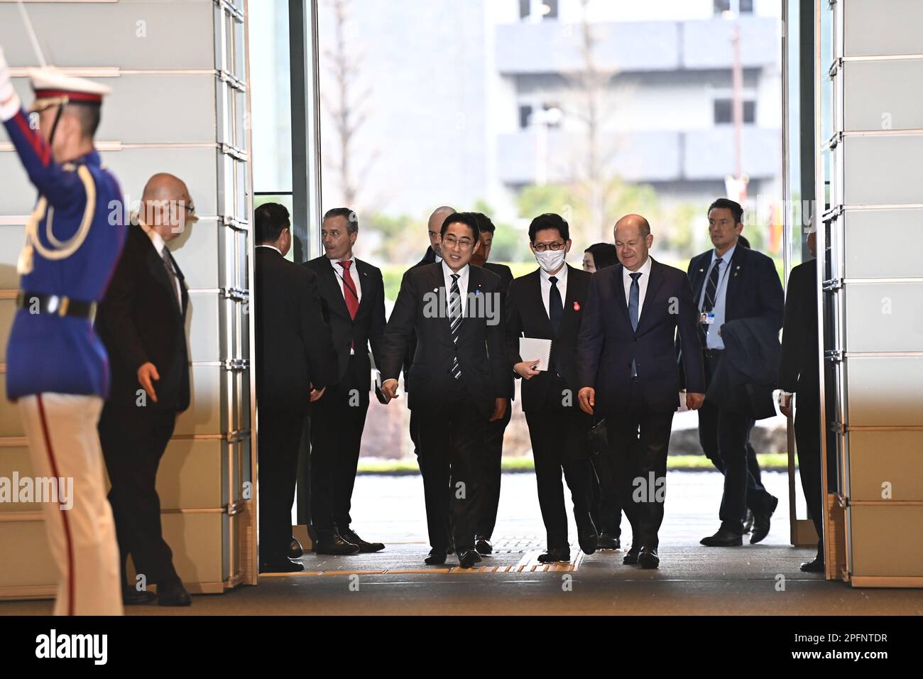 Kioicho japan 18th mar 2023 tokyo japan march 18 chancellor of