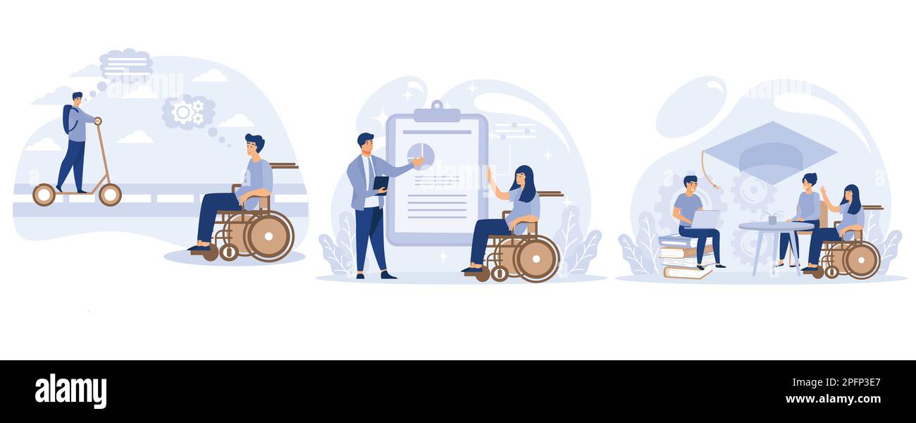 Social media for disabled Stock Vector Images Alamy