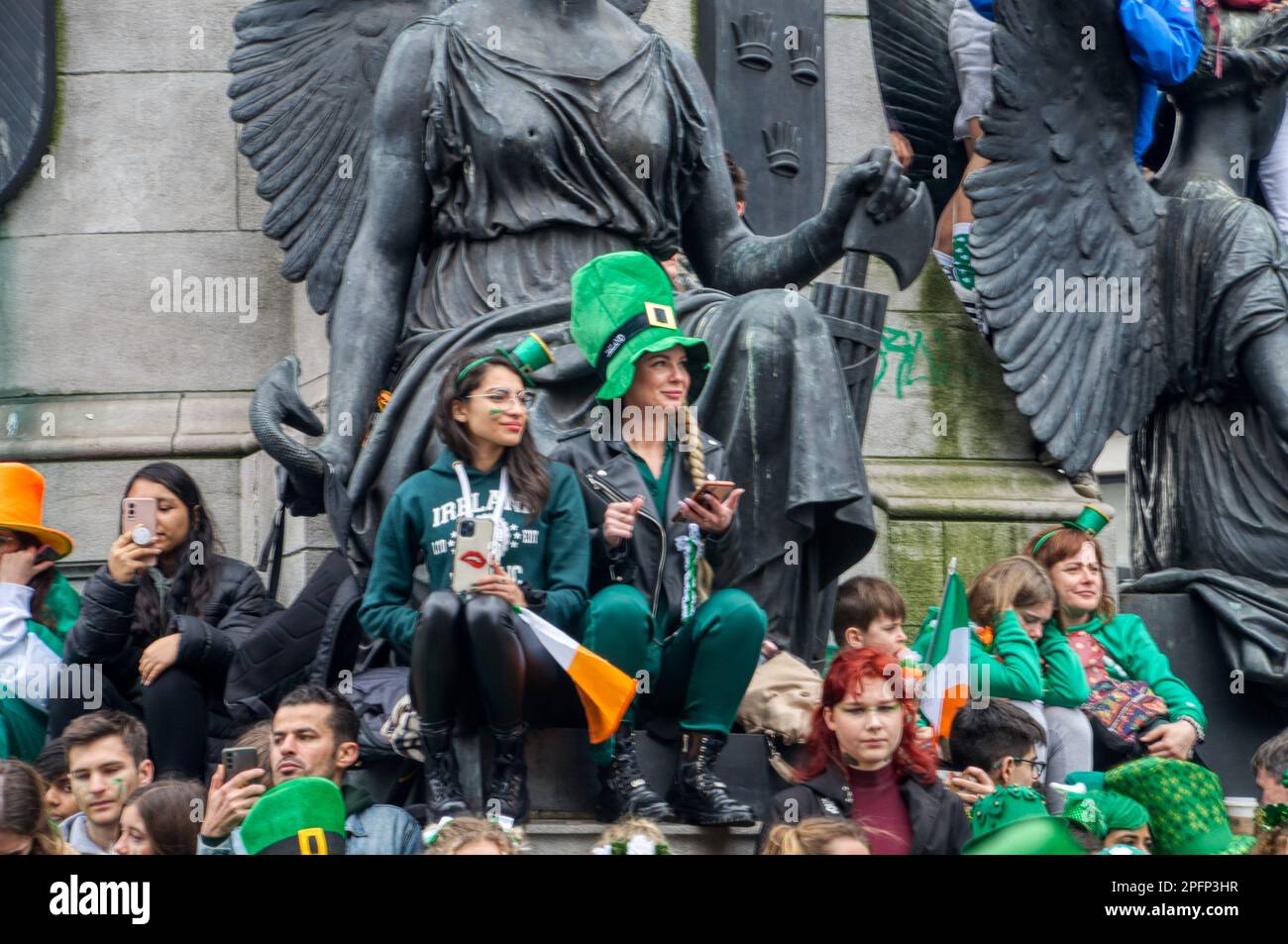St Patricks Day parade celebrations Dublin Ireland 2023 Stock Photo Alamy