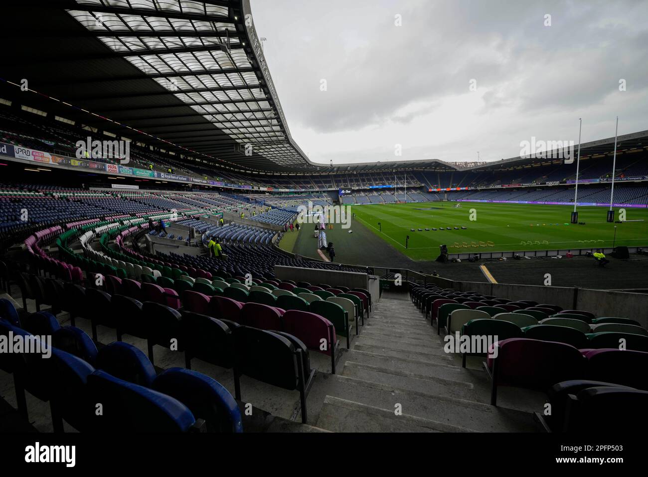 General view of the BT Murrayfield Stadium before the 2023 Guinness 6