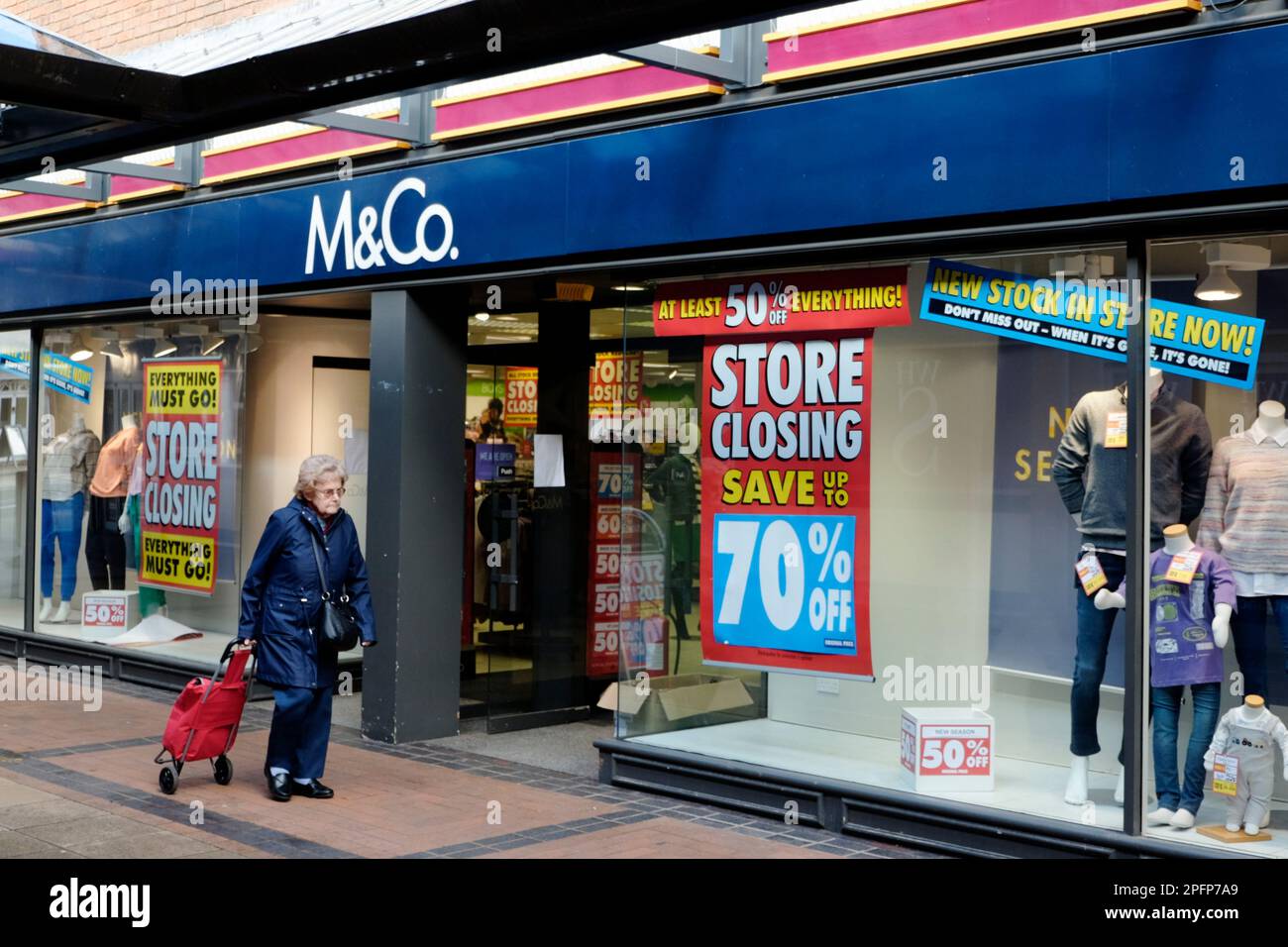 M&Co high street fashion retailer reports it is closing 170 shops