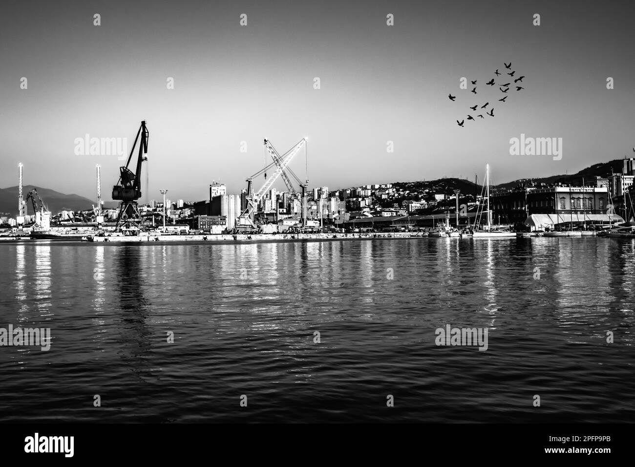 CROATIA RIJEKA HARBOR Stock Photo Alamy