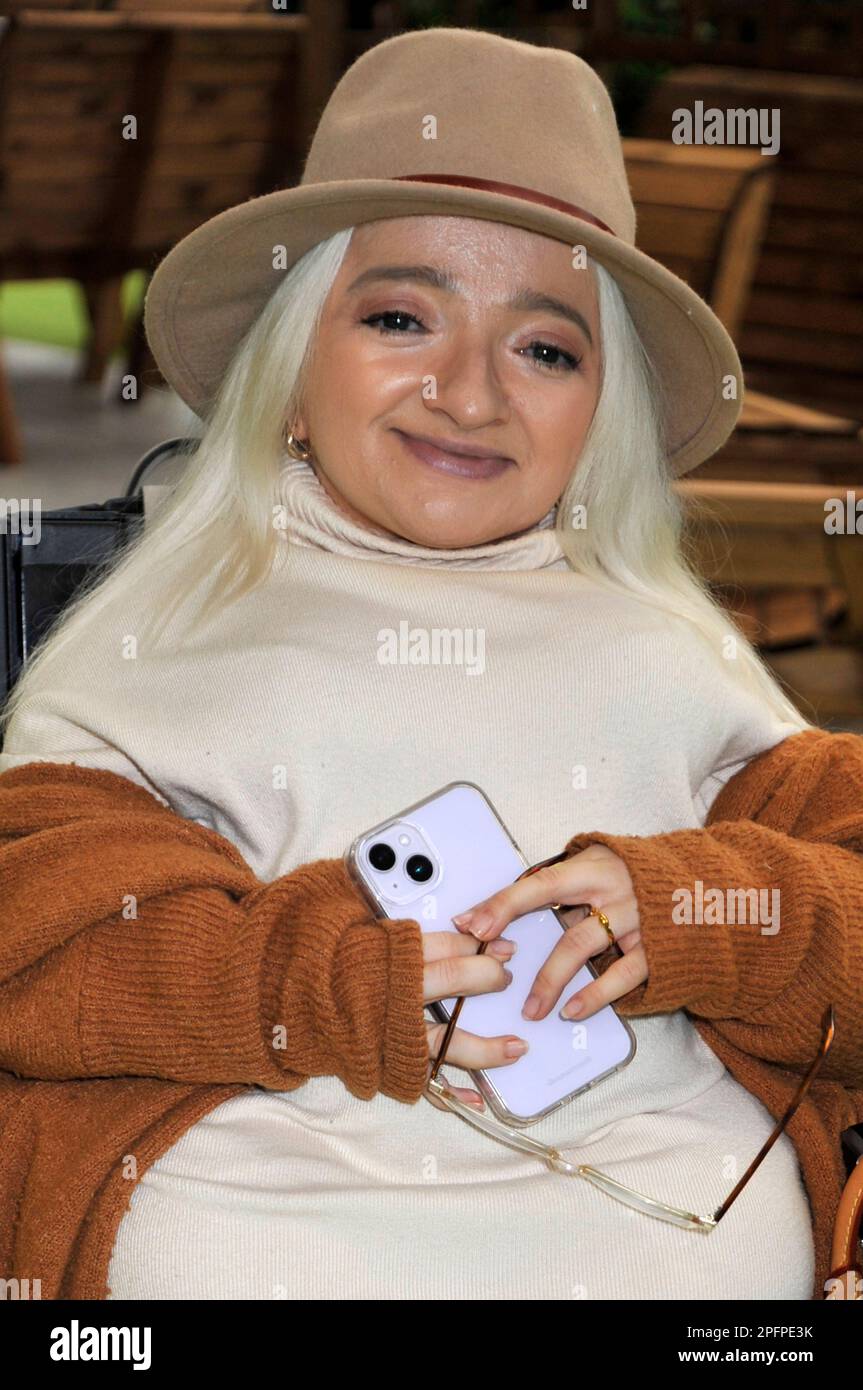 London UK . 17th March 2023.Samantha Renke attends the Ideal Home Show