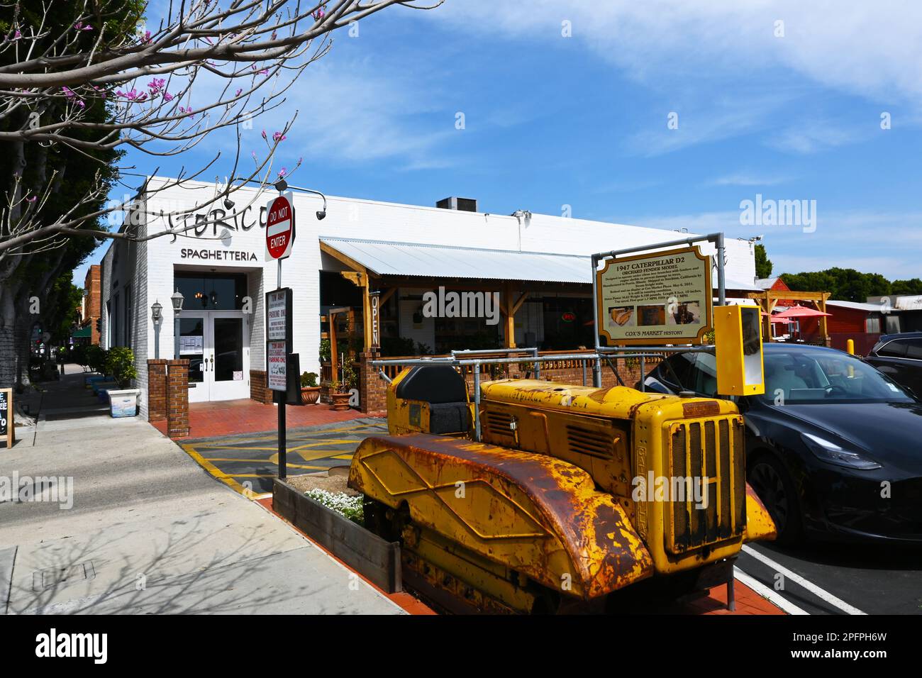TUSTIN, CALIFORNIA 17 MAR 2023 Storico Spaghetteria and antique farm