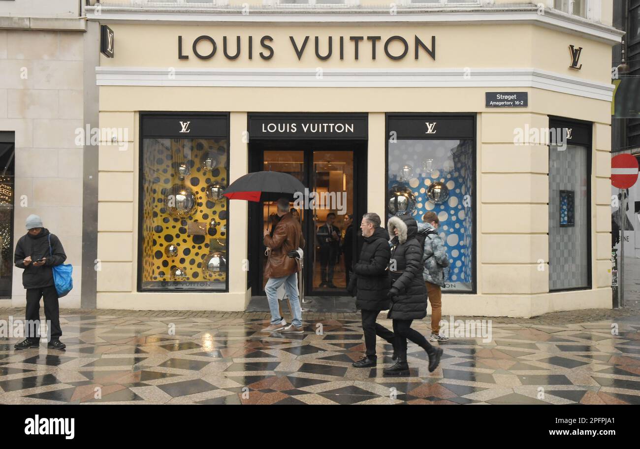 Louis Vuitton store in Copenhagen, Denmark, Europe Stock Photo - Alamy