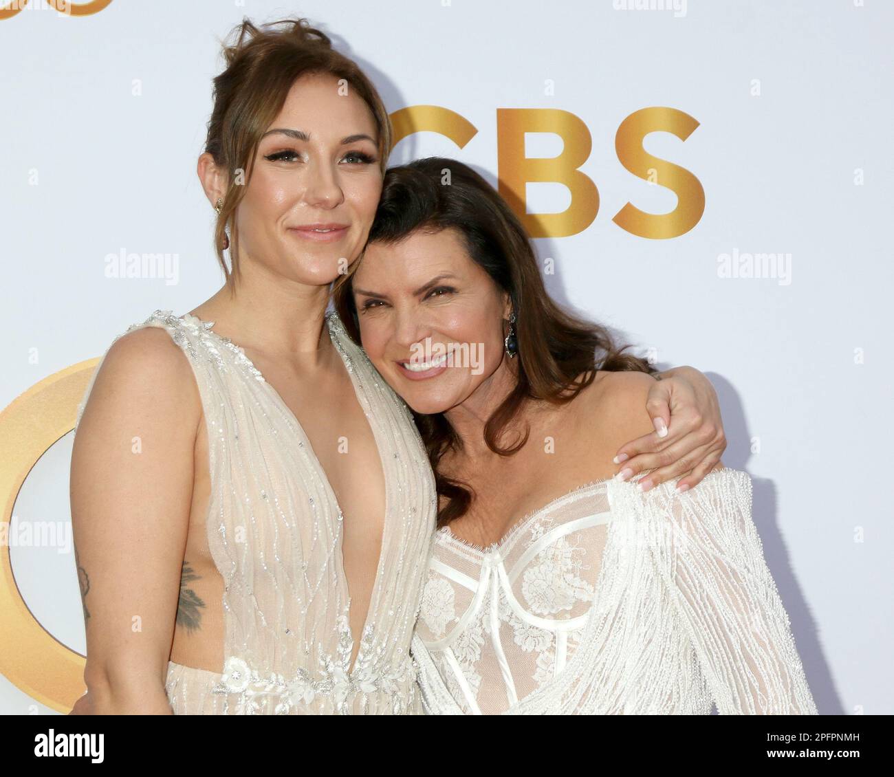 March 17, 2023, Los Angeles, CA, USA: LOS ANGELES - MAR 17: Alexes Pelzer, Kimberlin Brown at the 50th Anniversary of The Young and The Restless at the Vibiana on March 17, 2023 in Los Angeles, CA (Credit Image: © Kay Blake/ZUMA Press Wire) EDITORIAL USAGE ONLY! Not for Commercial USAGE! Stock Photo