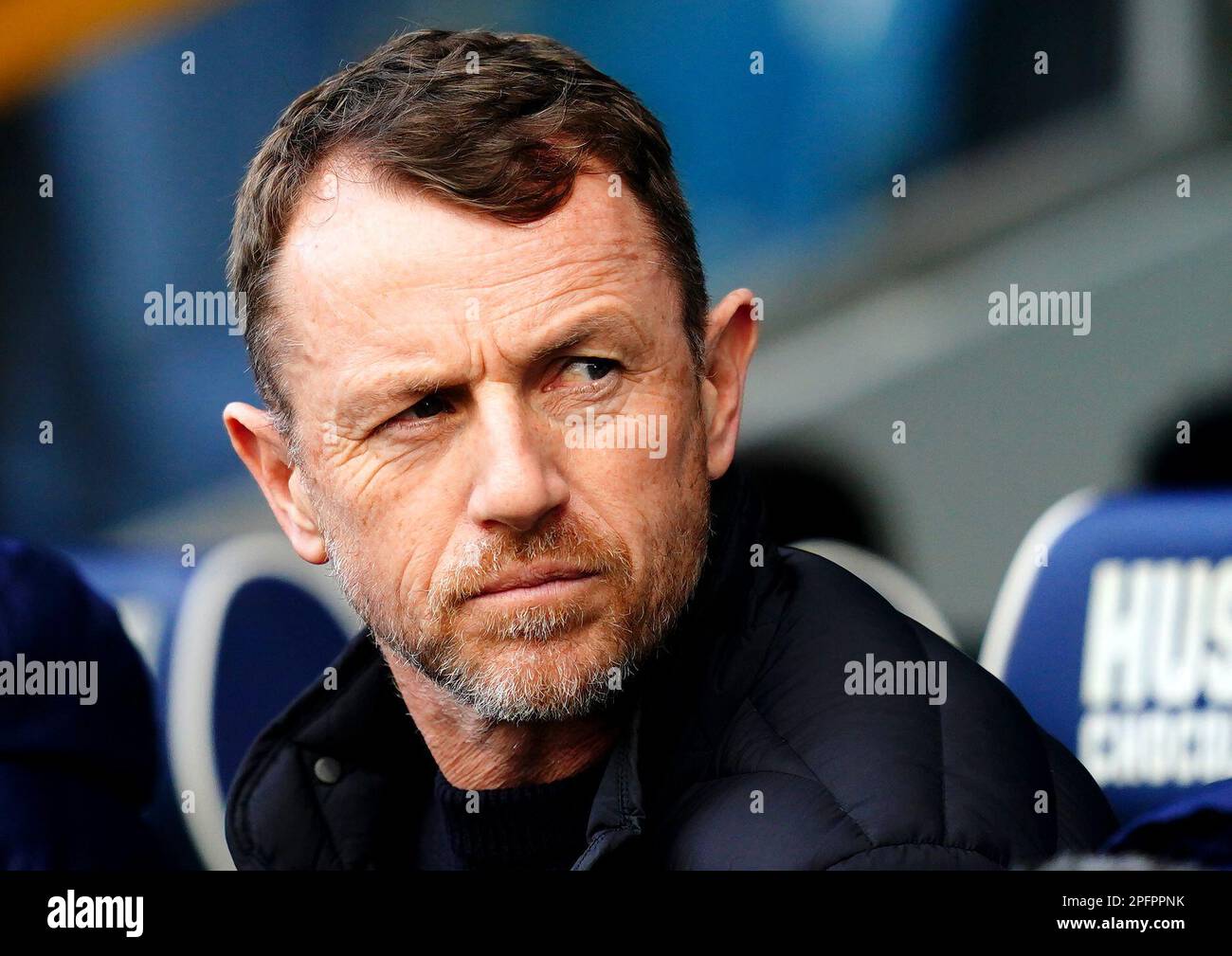 Millwall manager Gary Rowett during the Sky Bet Championship match at The Den, London. Picture date: Saturday March 18, 2023. Stock Photo
