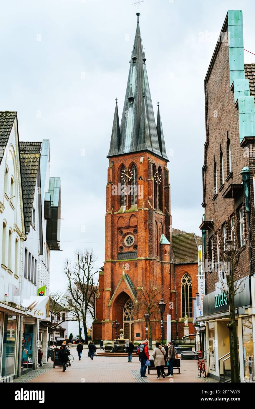 Cityscape Old town downtown of Haltern am See Stock Photo - Alamy