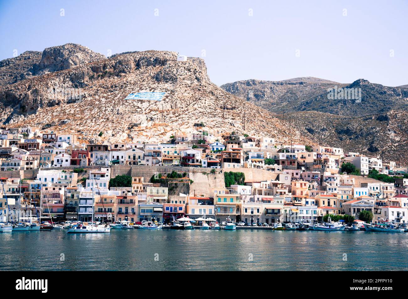 Greece, Simi Island, landscape of island in summer time. Credits ...