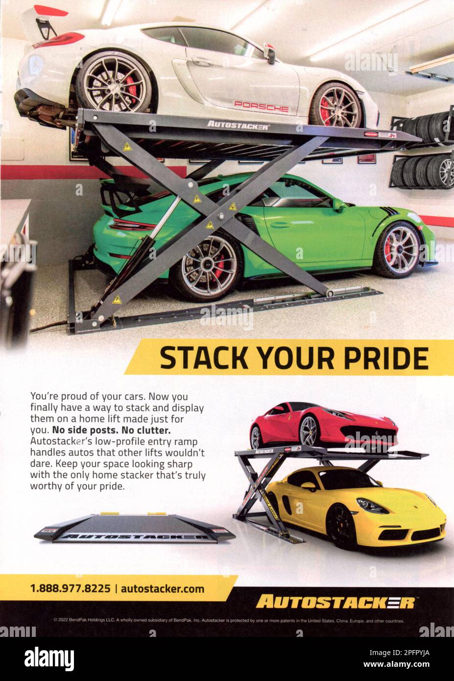 'Car and Driver' January 2023 Magazine Issue Advert, USA Stock Photo