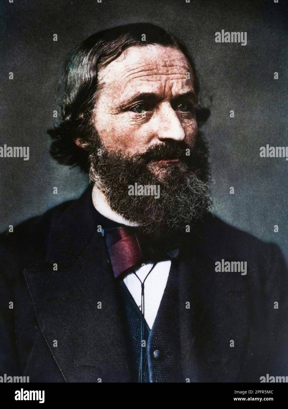 portrait de Gustav Robert Kirchhoff German physicist Physicien
