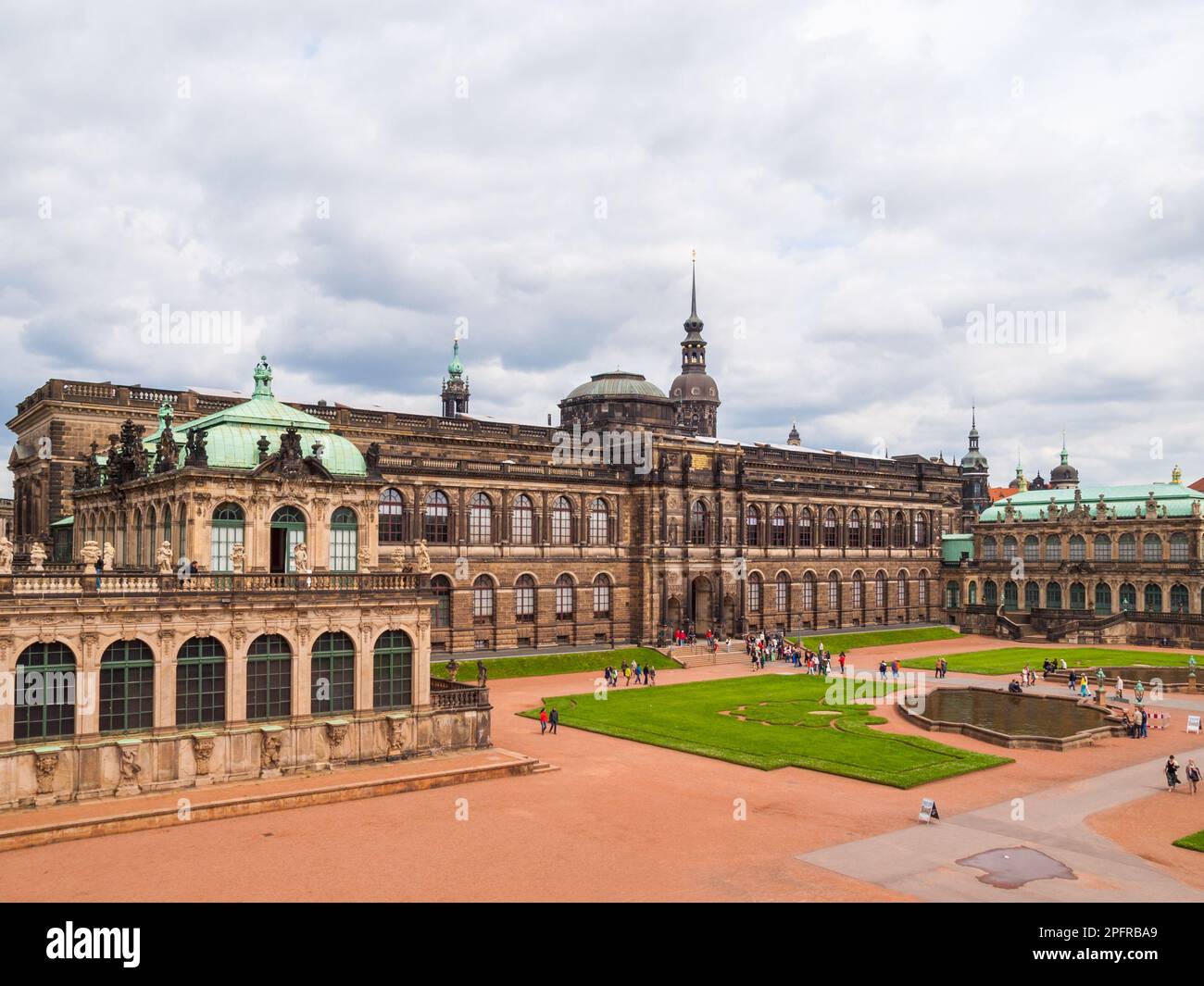 Scenic view zwinger palace hi-res stock photography and images - Alamy