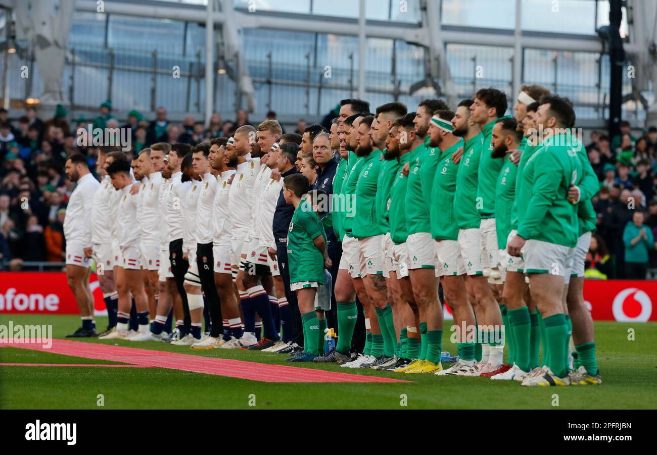 18th March 2023; Aviva Stadium, Dublin, Ireland Six Nations