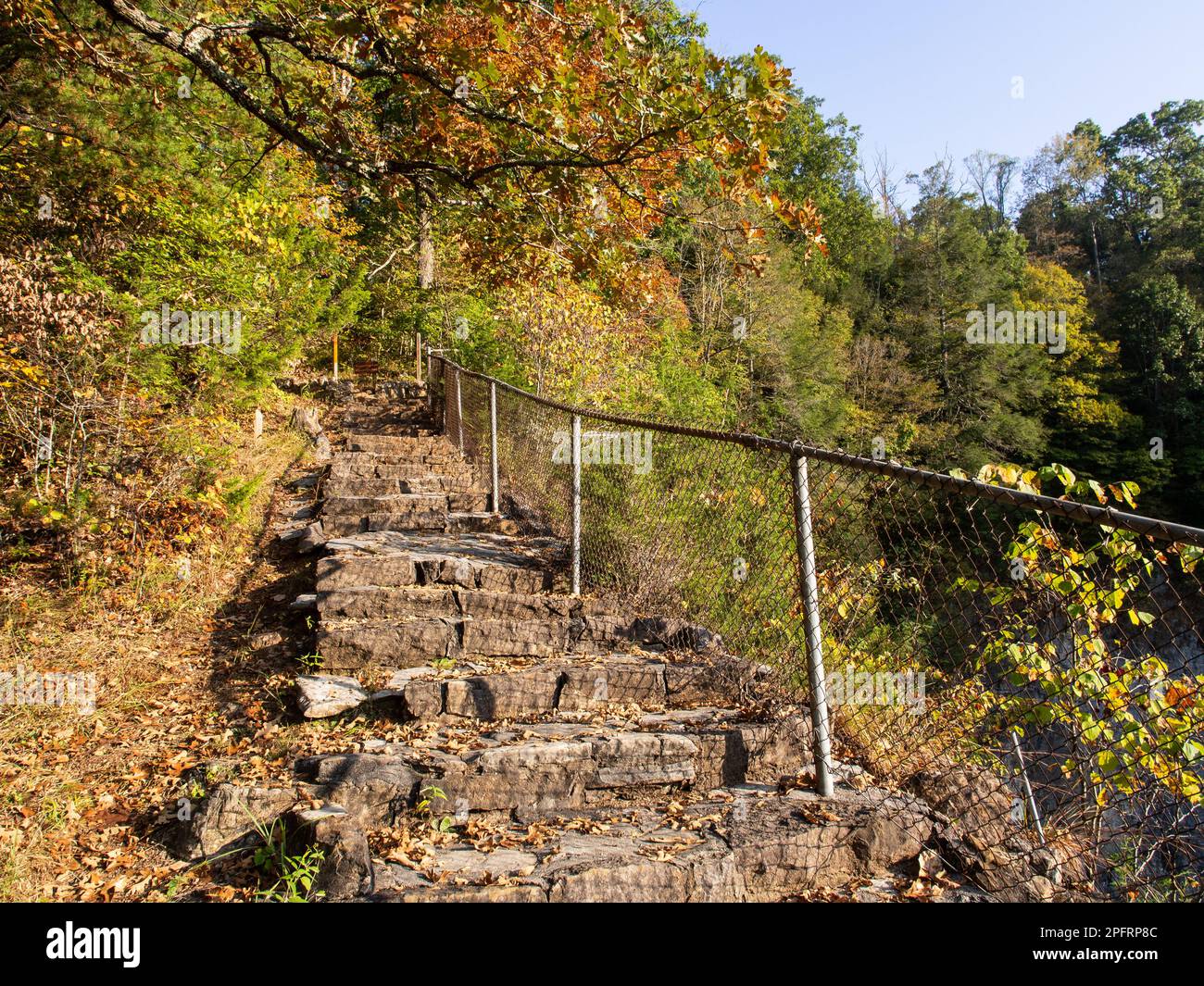 The Natural Tunnel State Park in Virginia, USA, is home to a beautiful