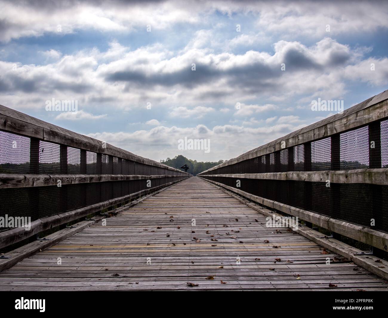 High Bridge is a historic former railroad bridge across the Appomattox