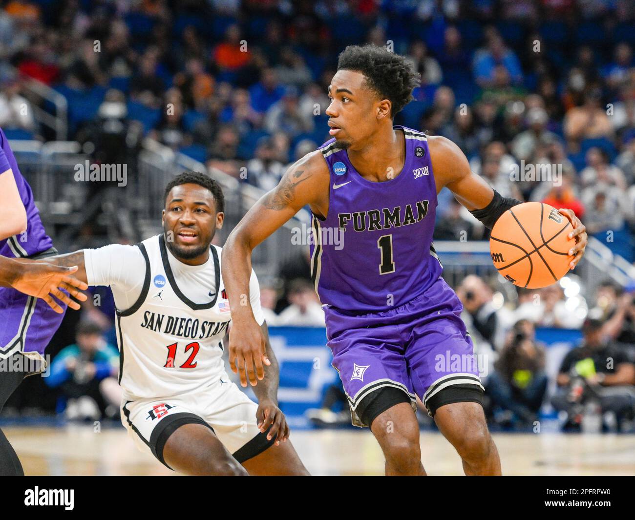 Men's Purple Furman Paladins Basketball Jersey