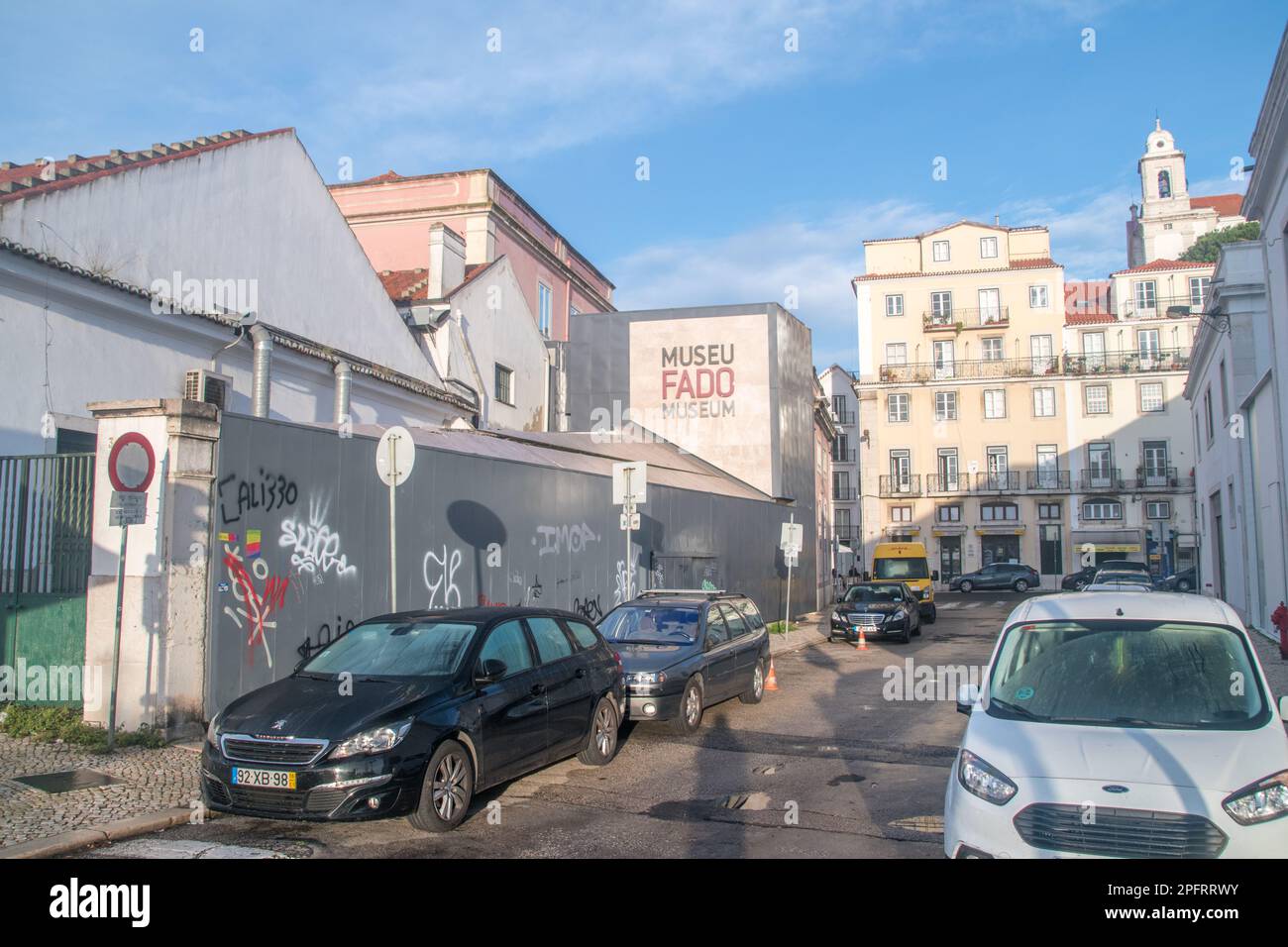 Lisbon, Portugal - December 4, 2022: Fado Museum in Lisbon. Fado is a music genre. Stock Photo