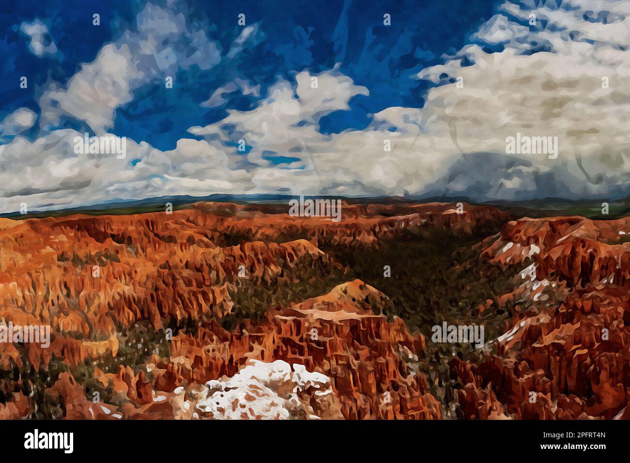 Watercolour painting high angle hi-res stock photography and images - Alamy